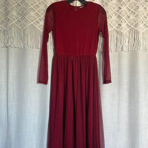 Burgundy Maxi Dress